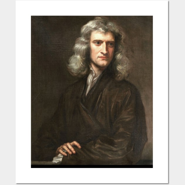 Sir Isaac Newton Portrait Art Wall Art by Embrace Masculinity